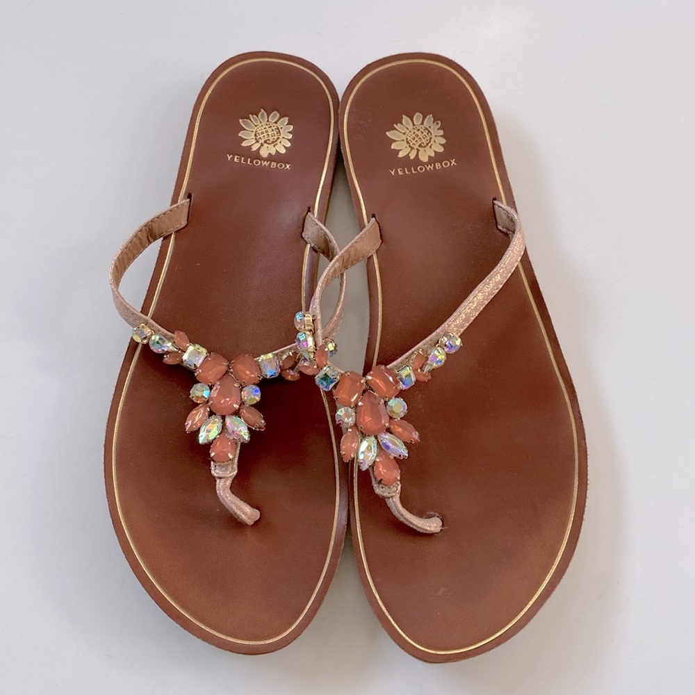 Bejeweled sandals